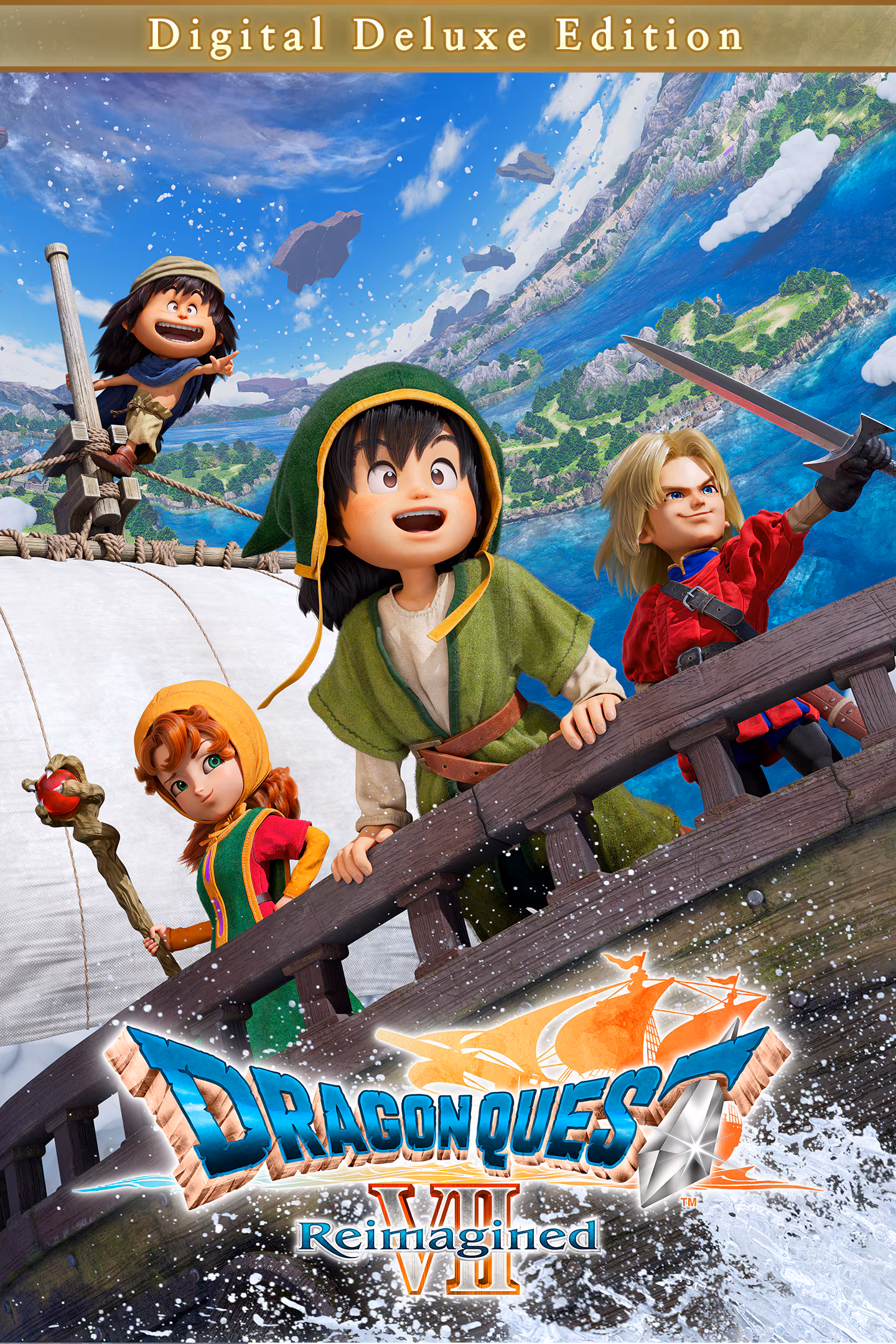 Buy DRAGON QUEST VII Reimagined Digital Deluxe Edition PC Steam Account %